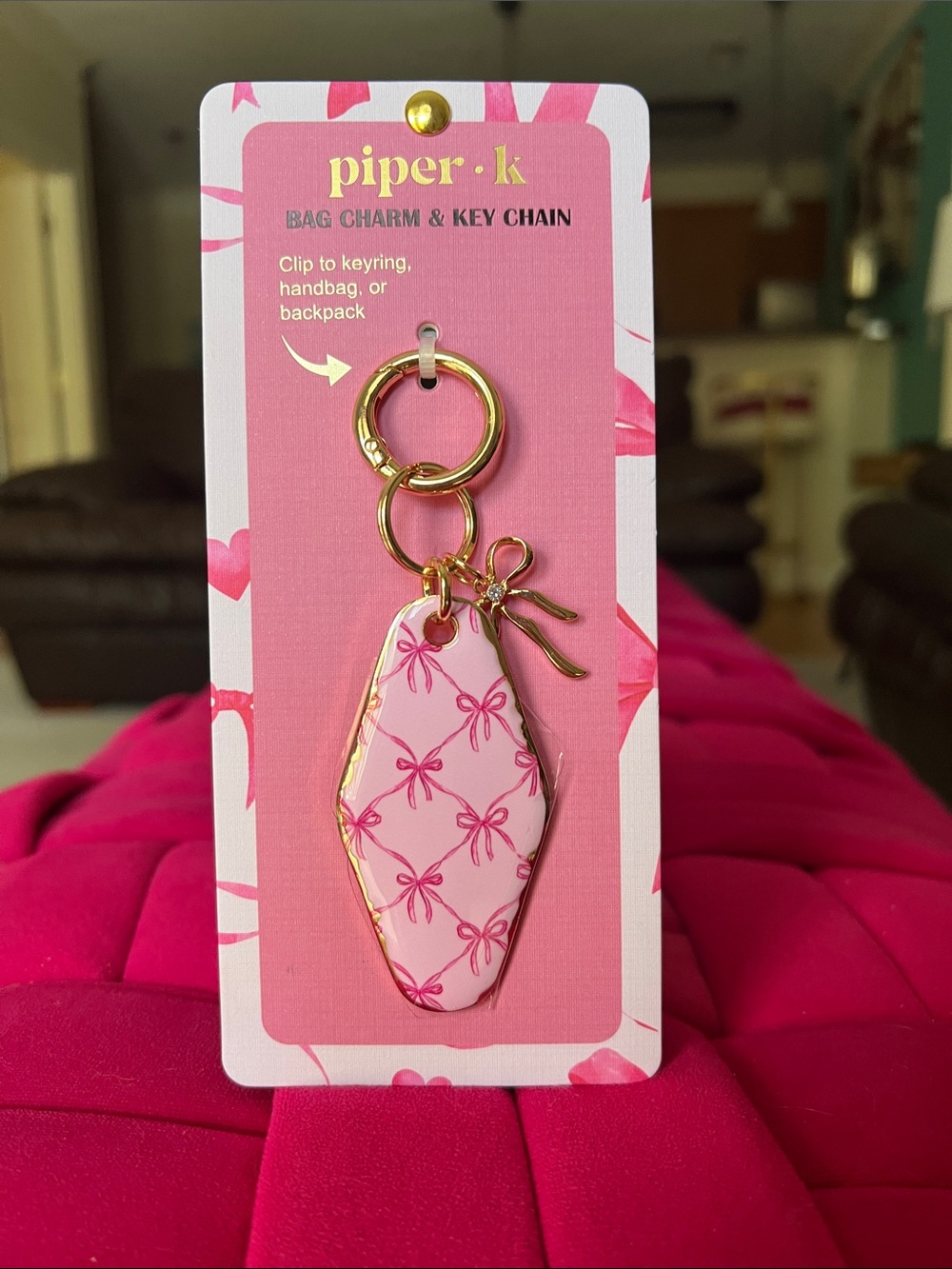 Piper K Bag Charm/Key Fob - Picture 2 of 6
